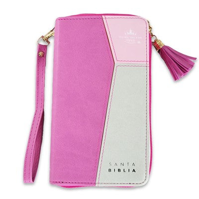 BIBLIA DE CHEQUERA CZTI PJR ROSA/FUCSIA/GRIS MB