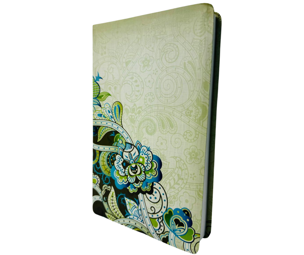 Biblia Clásica Edición Especial Flexible Verde Turquesa Floral – RVR77
