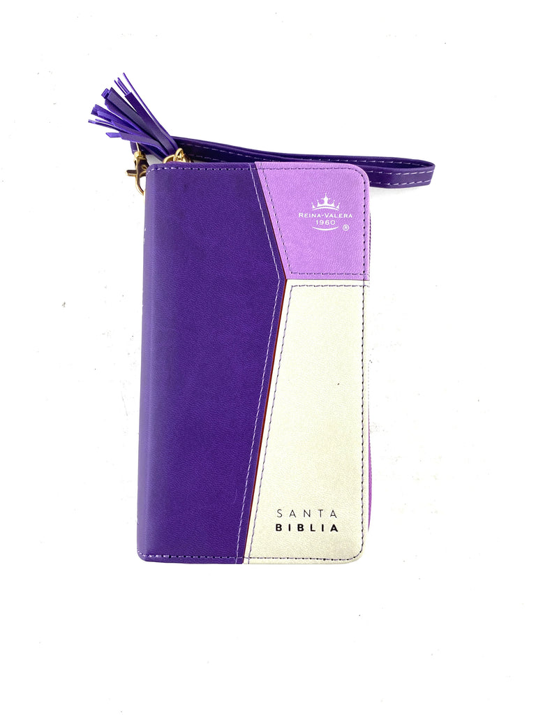 BIBLIA DE CHEQUERA CZTI PJR LILA/LILA/GRIS MB