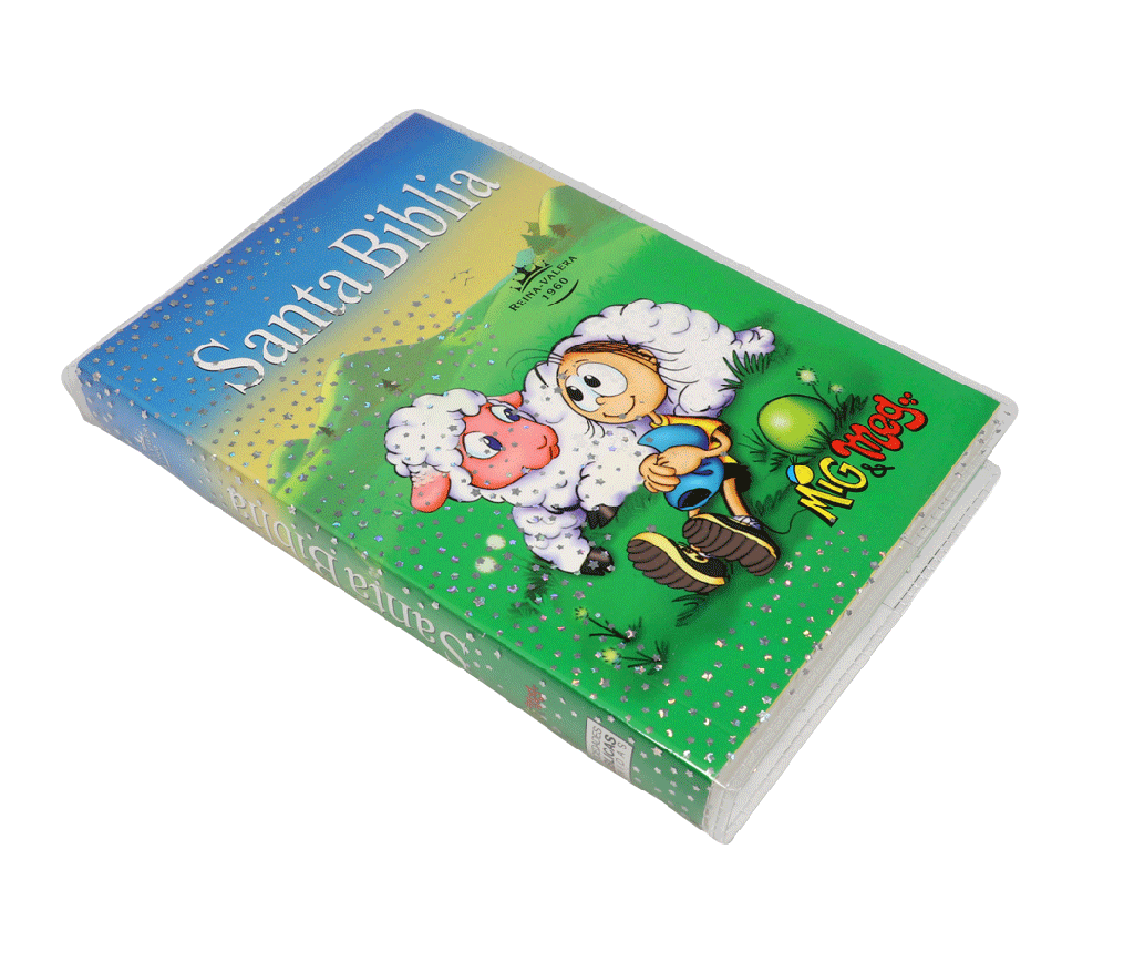 Biblia Misionera Infantil Reina Valera 1960 Chica Letra Chica Rústica Azul