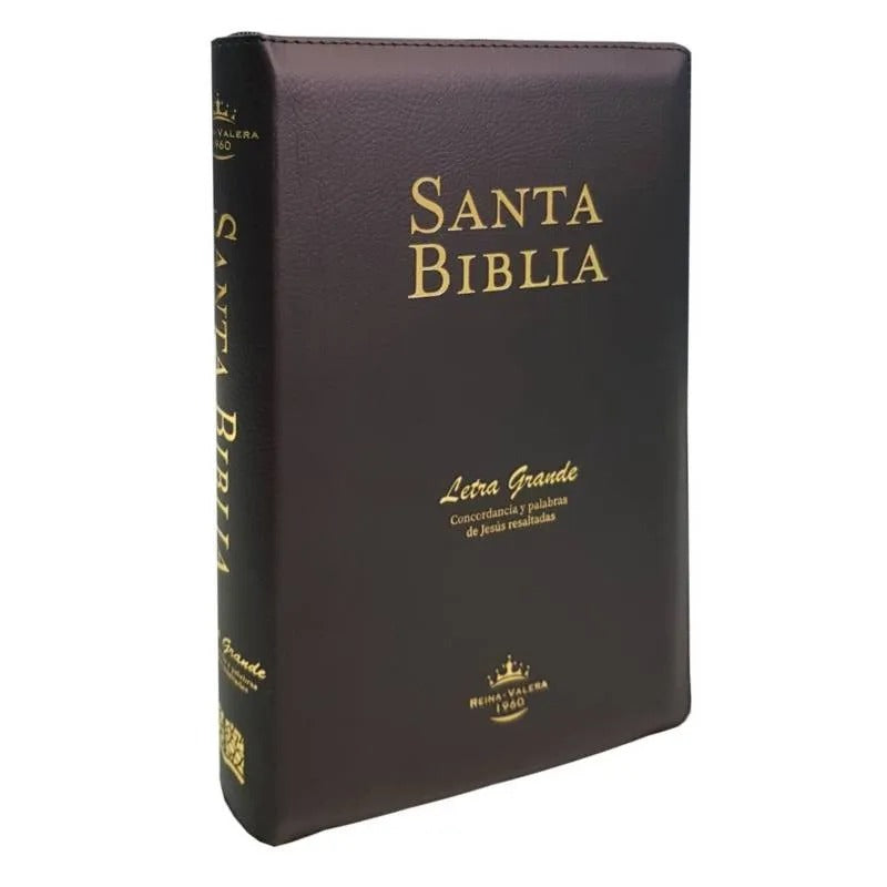 Biblia Grande Reina Valera 1960 Letra Grande Imitación Piel Negro [RVR065cPJRZTI]