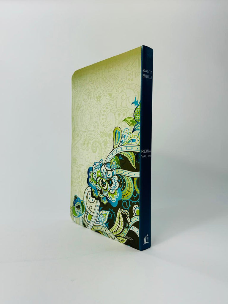 Biblia Clásica Edición Especial Flexible Verde Turquesa Floral – RVR77