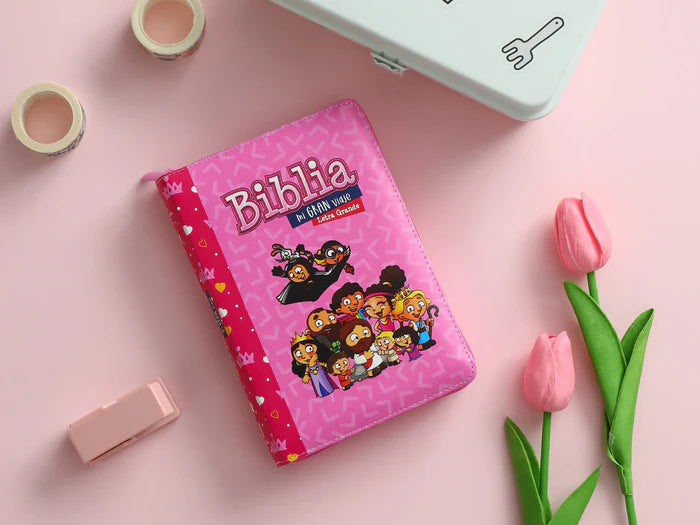 BIBLIA MI GRAN VIAJE ROSA CIERRE