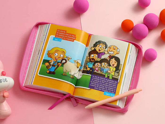 BIBLIA MI GRAN VIAJE ROSA CIERRE