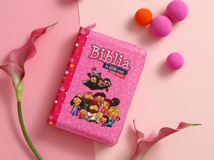 BIBLIA MI GRAN VIAJE ROSA CIERRE