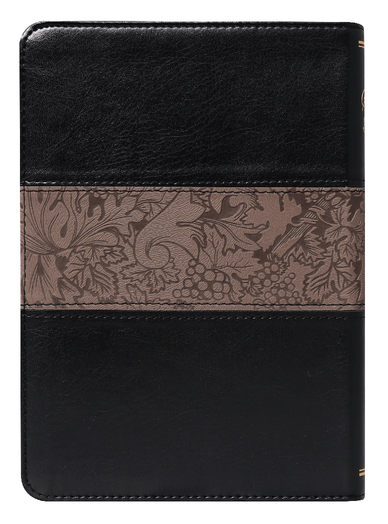 Biblia Mediana Negra, versión antigua 1909 con índice VR055TI  negro