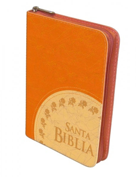Biblia Manual Cosida color Naranja