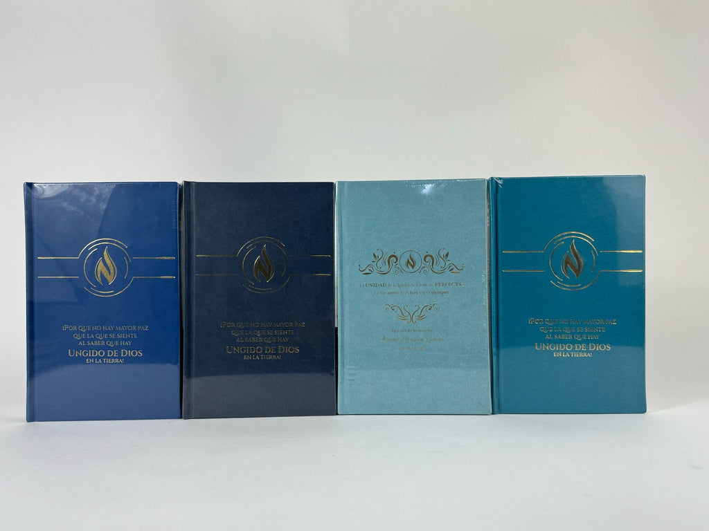 Libreta de Lujo Tapa Dura Colección Tonos Azul