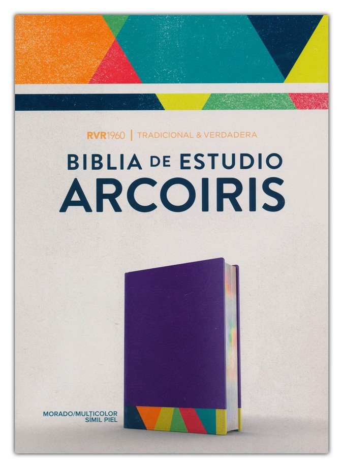 BIBLIA ARCOIRIS MORADO/MULTICOLOR