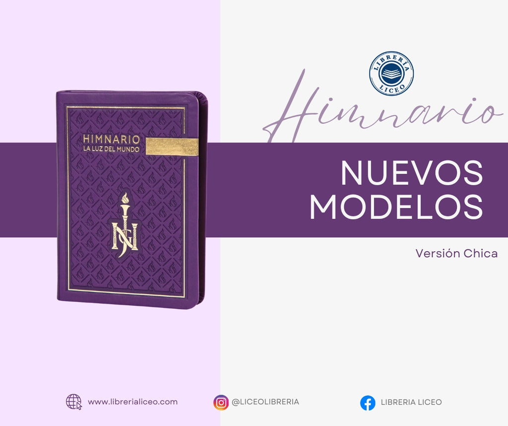 Himnario chico, morado, modelo flamitas