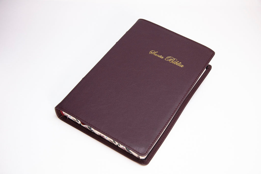 Biblia Reina Valera 1960 Grande Letra Grande Piel morado