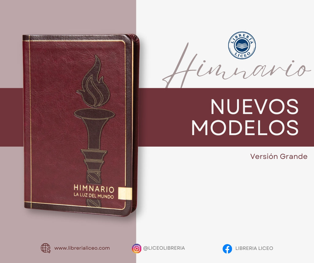 Himnario Grande Café de letra grande modelo Antorcha