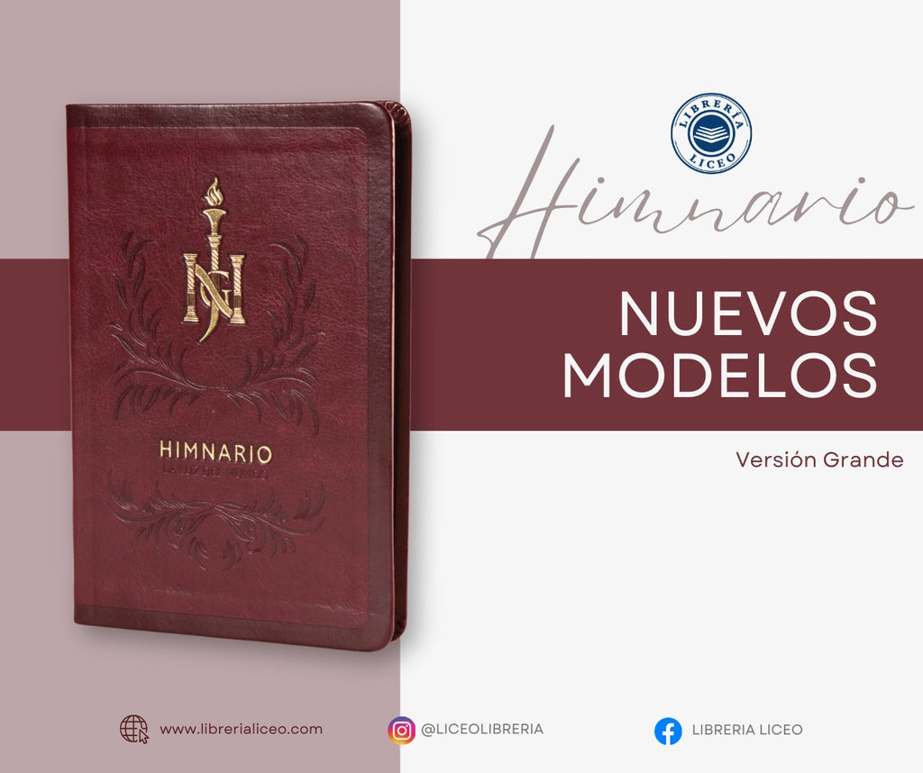 Himnario Grande vino de letra grande modelo Iniciales