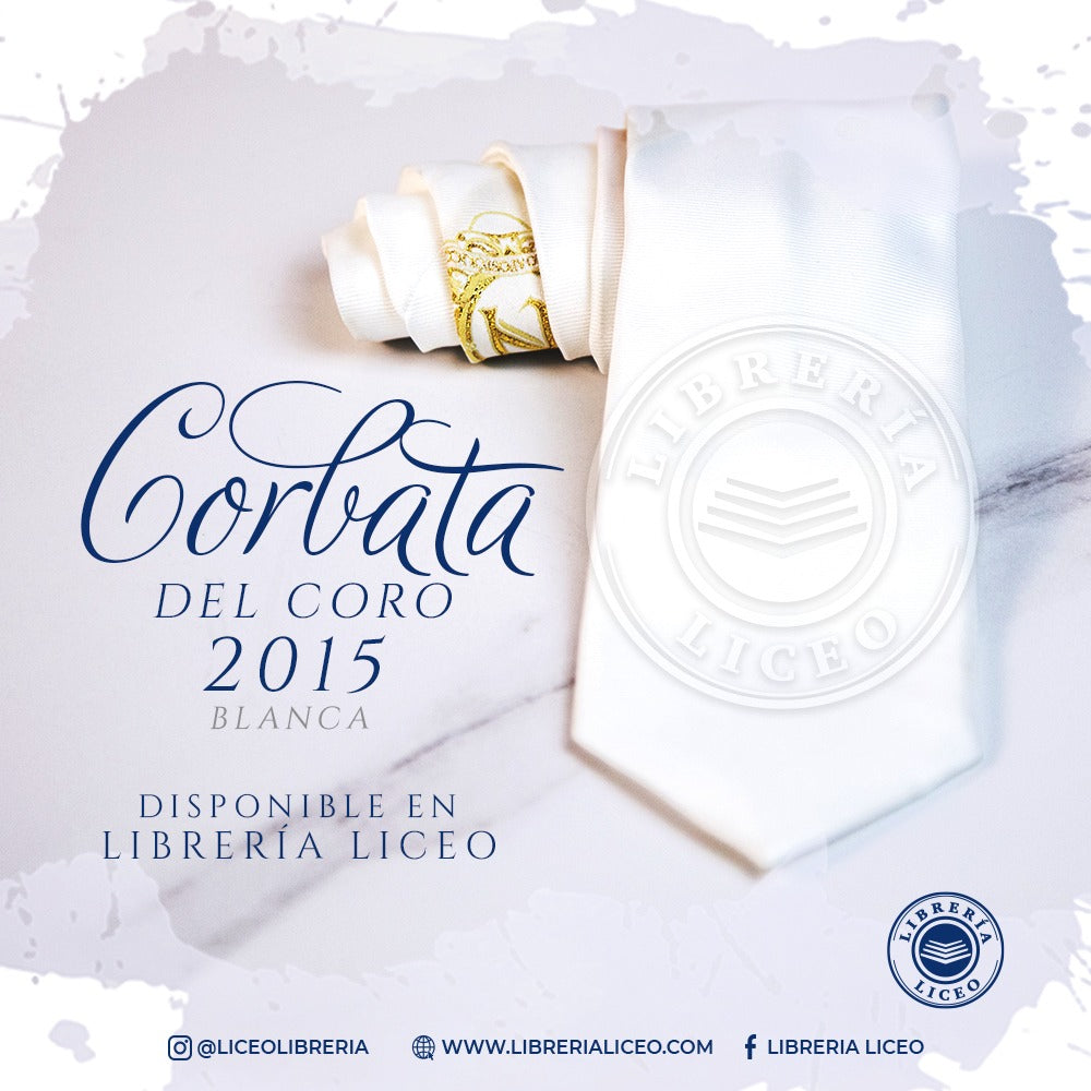 Corbata de Coro Blanca 2015