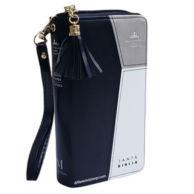 BIBLIA DE CHEQUERA BIBLIA CZTI PJR NEGRO/BEIGE/BLANCO MB