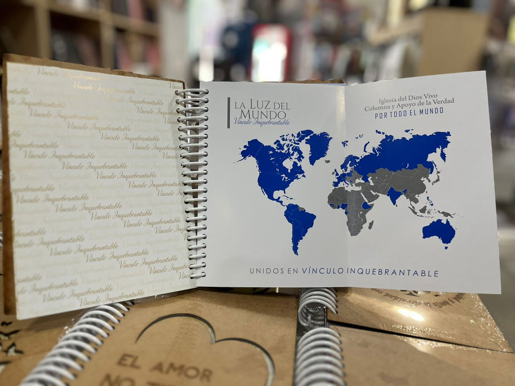 LIBRETA MDF MODELO EL AMOR NUNCA DEJA DE SER 144H