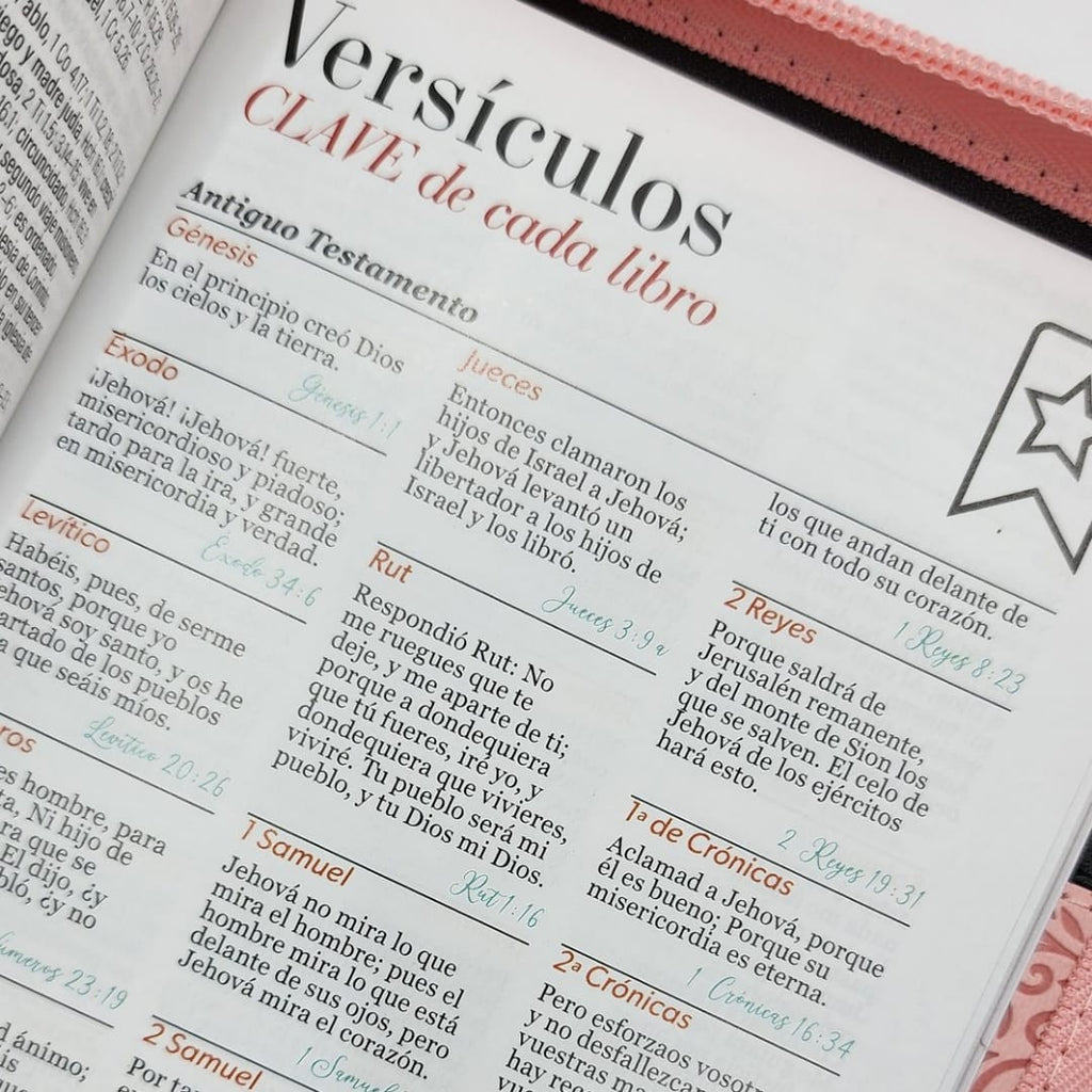 BIBLIA RVR1960 TAMAÑO MANUAL LETRA GRANDE CON CIERRE E ÍNDICE (TAPA IMITACIÓN PIEL)