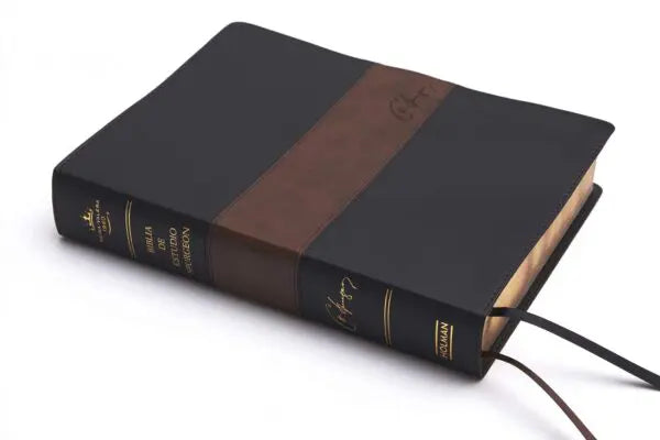 BIBLIA DE ESTUDIO SPURGEON SIMILPIEL NEGRO/MARRON