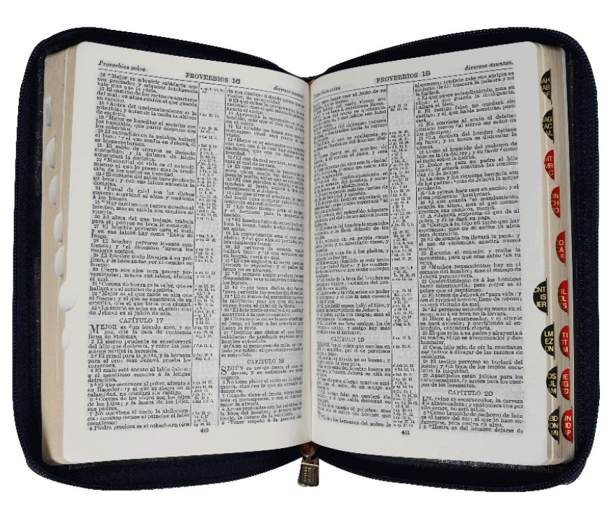 Biblia Tamaño Compacto , Tela con flores