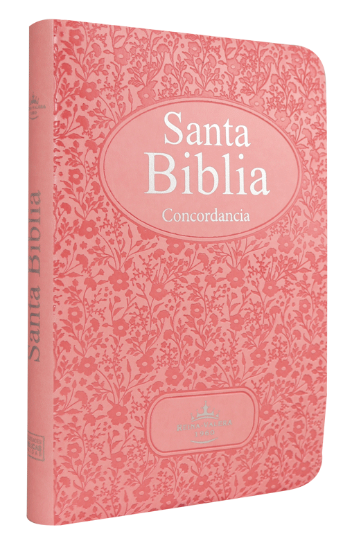 Biblia Reina Valera 1960, biblia grande, letra Mediana Imitación Piel Rosa