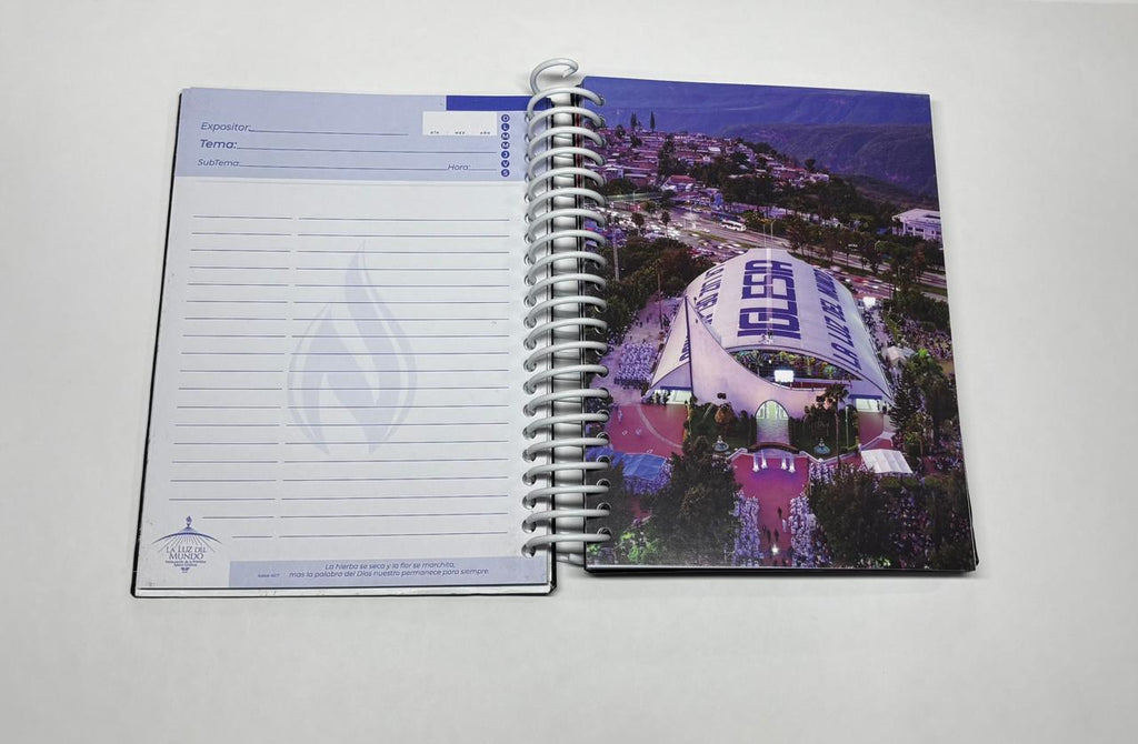 Libreta Espiral de Tapa Dura 4 diseños  Vinculo Inquebrantable Templo