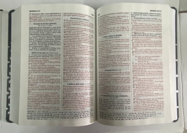 BIBLIA PREMIOS Y REGALOS SIMIL PIEL NEGRO/PLATA