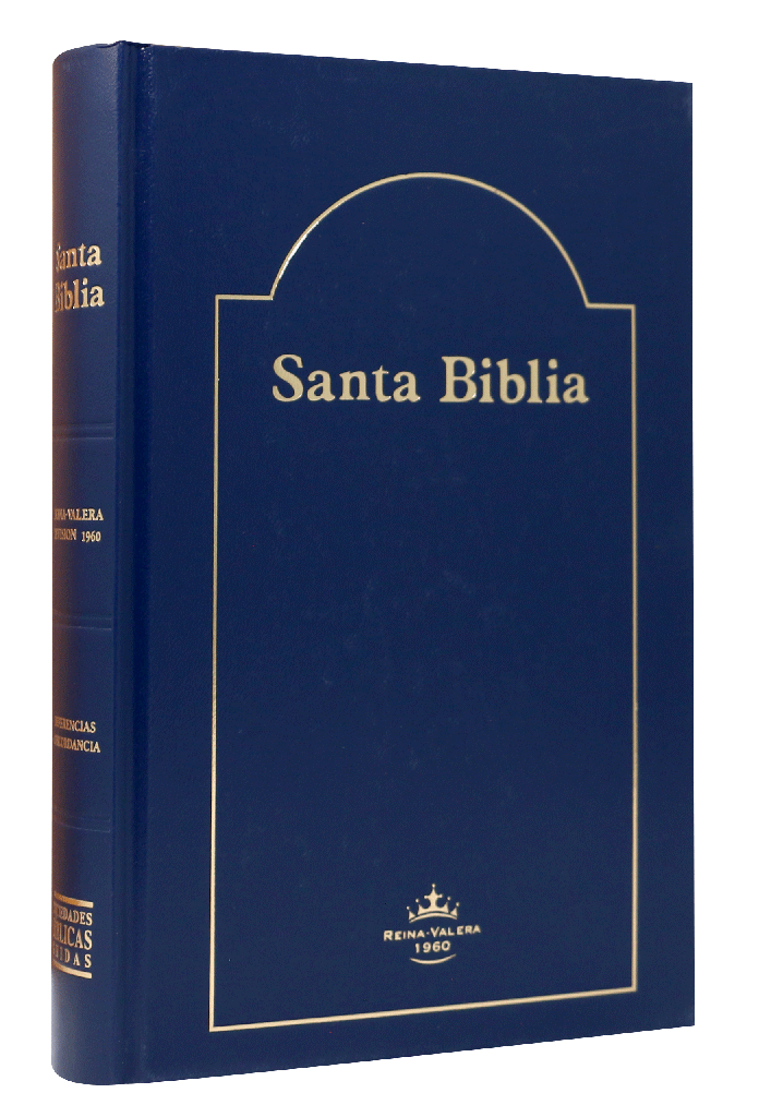 Biblia Reina Valera 1960 Grande Letra Mediana Tapa Dura Azul [RVR073c]