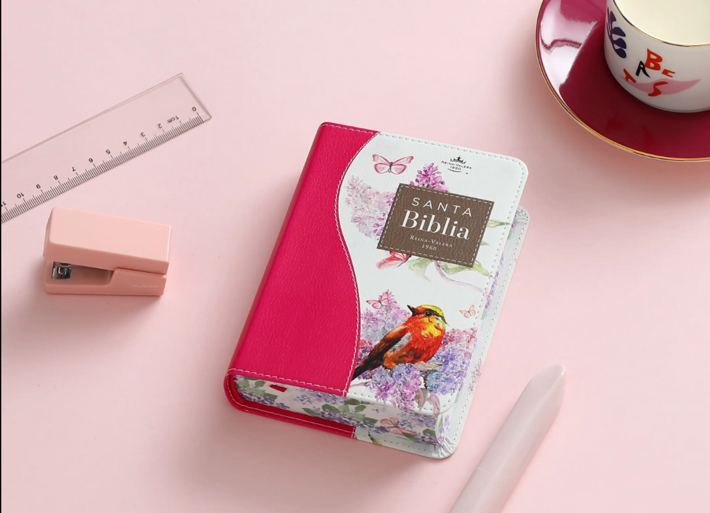 Biblia chica versión 60 025c CP PJR Renovación Fucsia