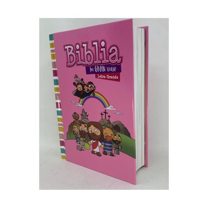 BIBLIA MI GRAN VIAJE TAPA DURA ROSA