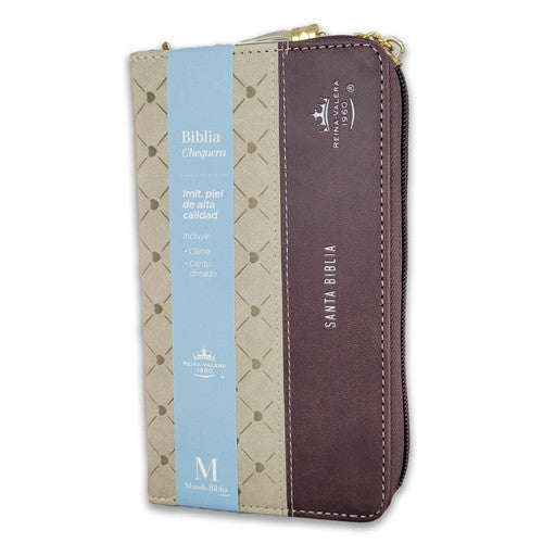 BIBLIA DE CHEQUERA CZ CREMA/CAFE MB