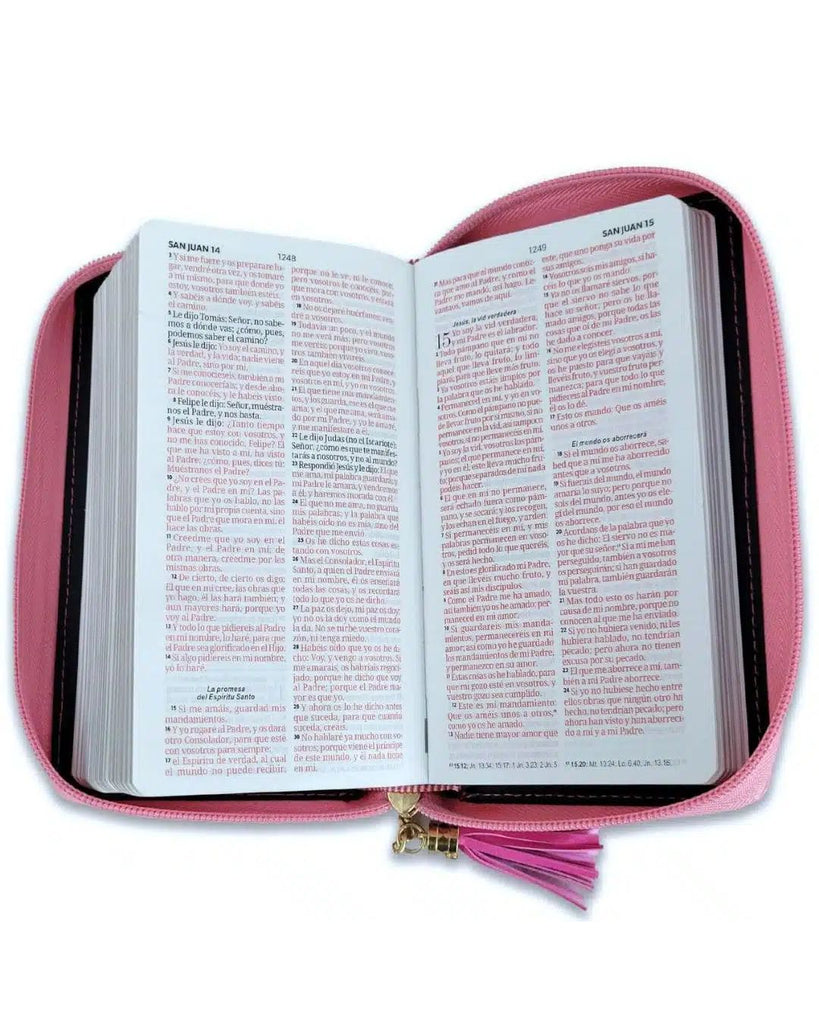 BIBLIA DE CHEQUERA  BIBLIA CZ FUCSIA/ROSA MB