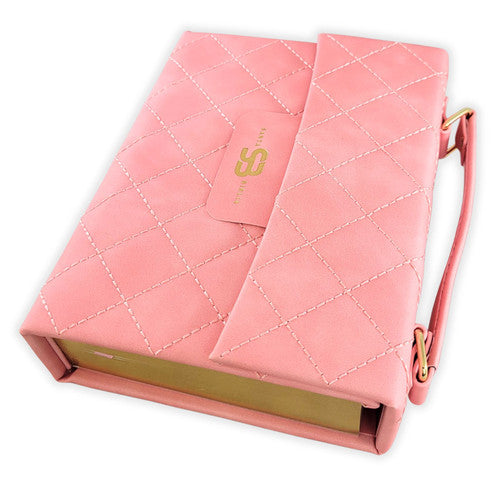 BIBLIA CARTERA CON BROCHE REINA VALERA 1960 COLOR ROSA CLARO