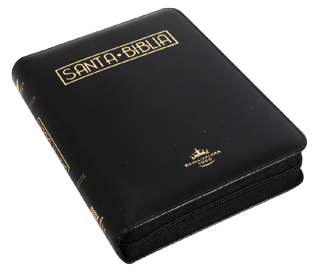 BIBLIA NEGRA CON CIERRE QR