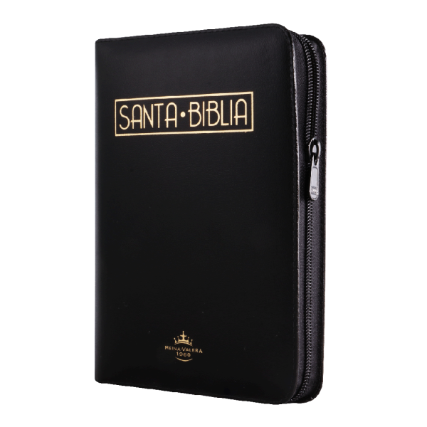BIBLIA NEGRA CON CIERRE QR