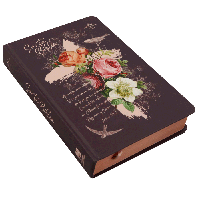BIBLIA  TAPA DURA ROSAS