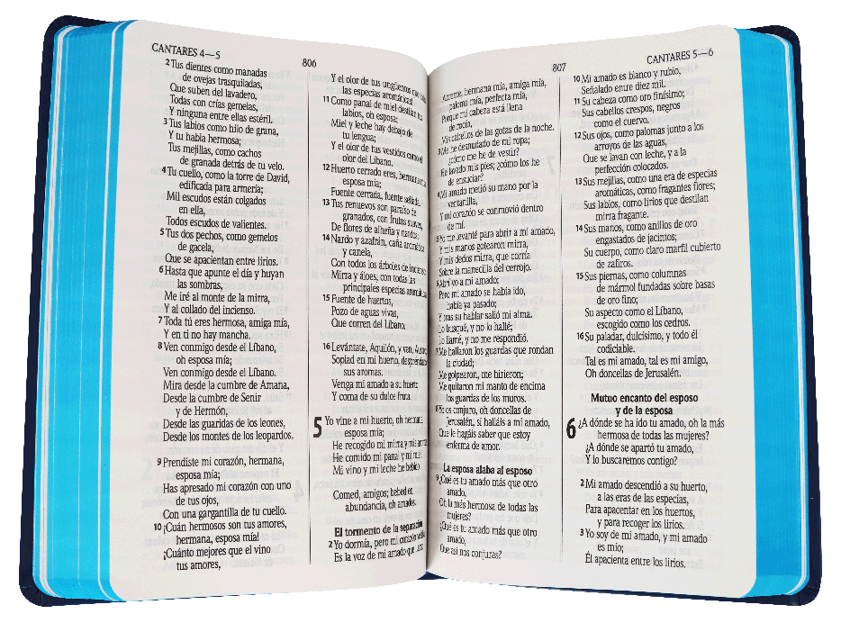 Biblia Mediana Azul Marino