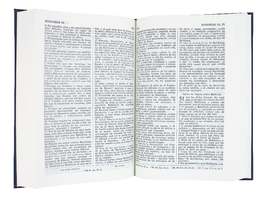 Biblia Reina Valera 1960 Grande Letra Mediana Tapa Dura Azul [RVR073c]