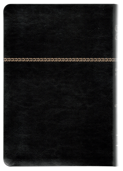 Biblia Reina Valera 1960 Mediana Letra Grande Imitación Piel Negro