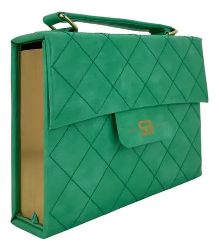 BIBLIA CARTERA CON BROCHE REINA VALERA 1960 COLOR VERDE MENTA