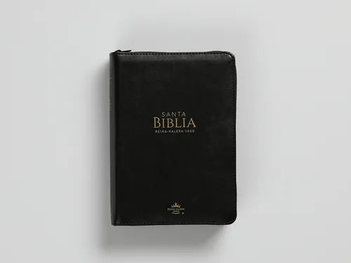 Biblia con Cierre Compacta Letra 11 puntos RV1960 imit piel negro