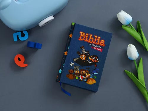 BIBLIA  MI GRAN VIAJE TAPA DURA AZUL
