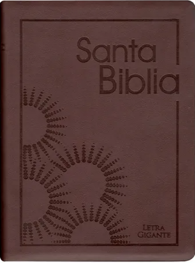 Biblia Letra Gigante Flexible Con Índice Cierre Vino-tinto