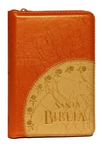Biblia Manual Cosida color Naranja