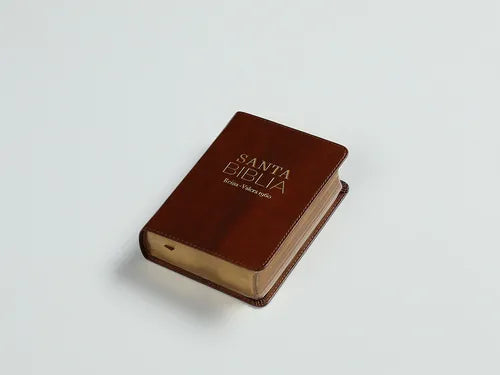 Biblia chica Reina Valera 1960 de bolsillo Imitación Piel cafe