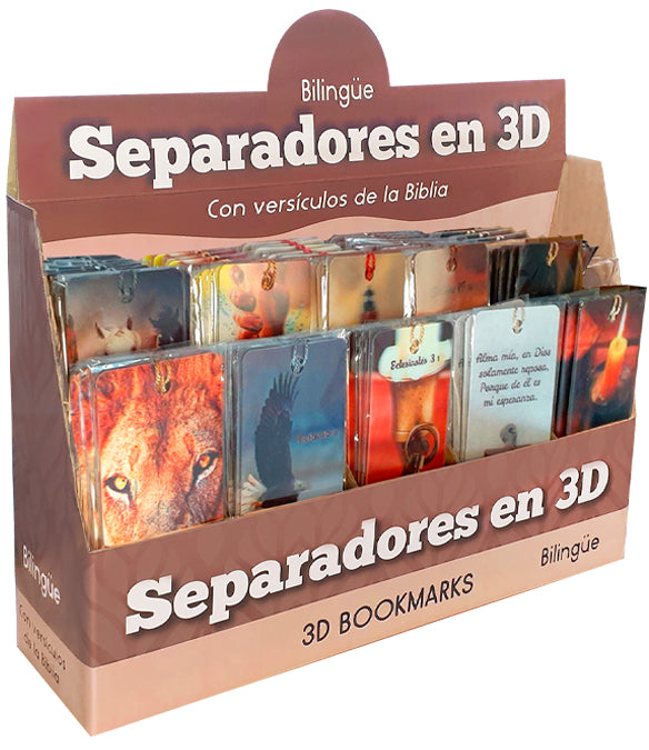 SEPARADORES 3D EXHIBIDOR CON 90 PIEZAS