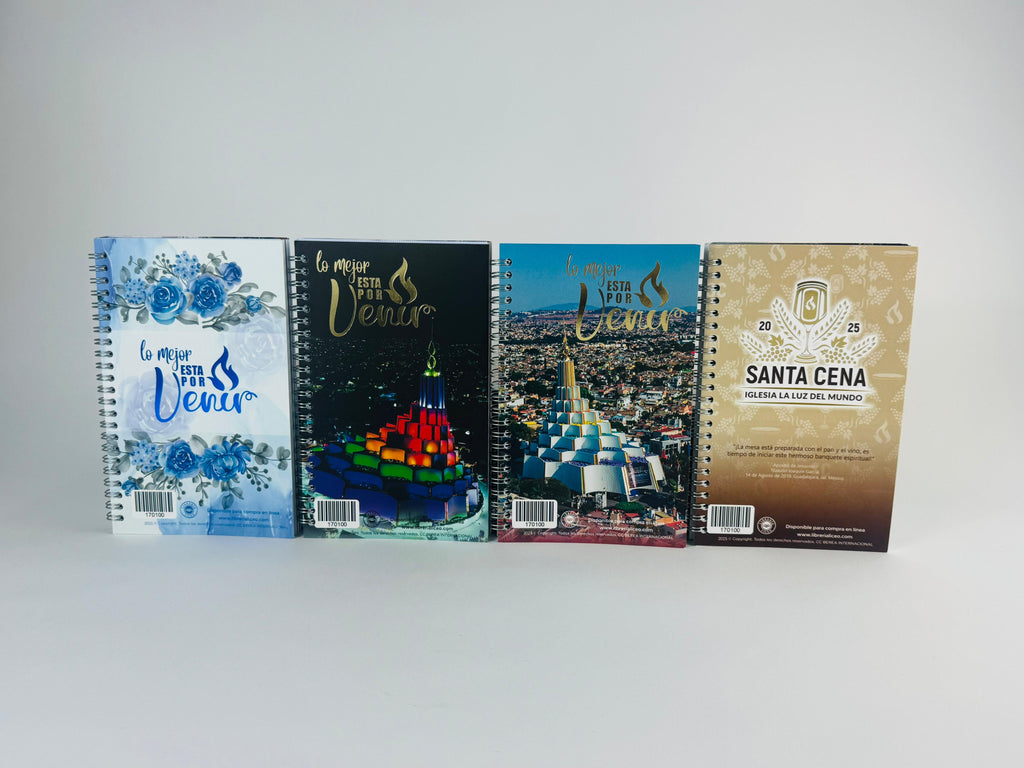📘 Libreta de Espiral colección LO MEJOR ESTÁ POR VENIR – Modelo Flores Azules 📘