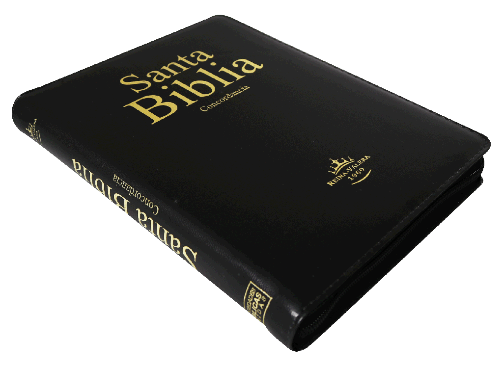 Biblia Reina Valera 1960 Grande Letra Gigante Imitación Piel Negro