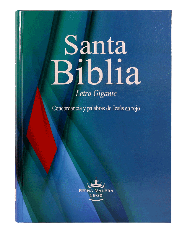 Biblia Reina Valera 1960 Grande Letra Gigante Tapa Dura Azul