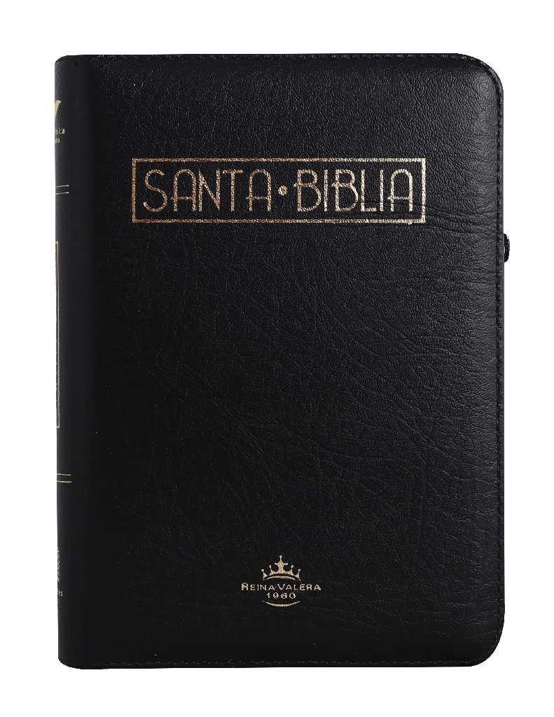 BIBLIA NEGRA CON CIERRE QR