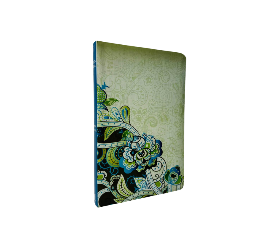 Biblia Clásica Edición Especial Flexible Verde Turquesa Floral – RVR77
